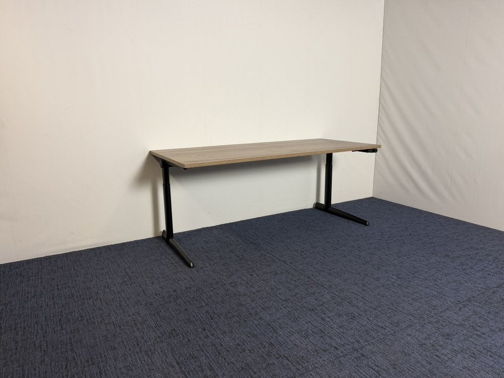200 x Bureau Ahrend 500 (slinger), nieuw blad, 180 x 80 cm., Ophalen, Gebruikt, 180 cm, Computerbureau