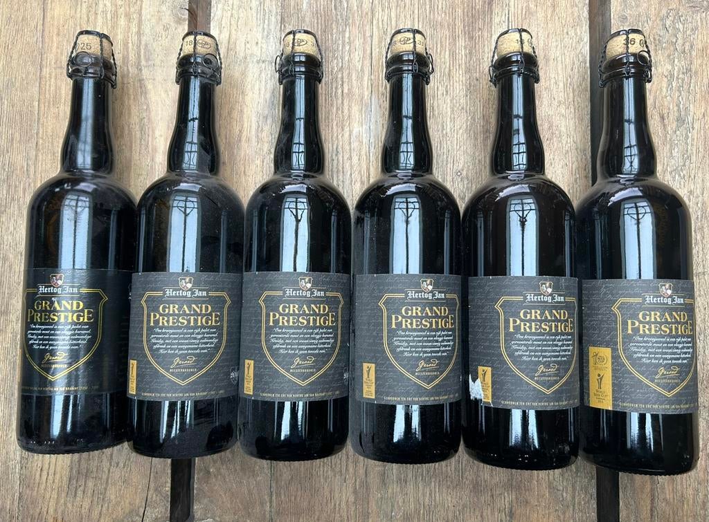 Hertog Jan Grand Prestige verschillende jaren, Verzamelen, Biermerken, Ophalen of Verzenden, Nieuw, Flesje(s), Hertog Jan