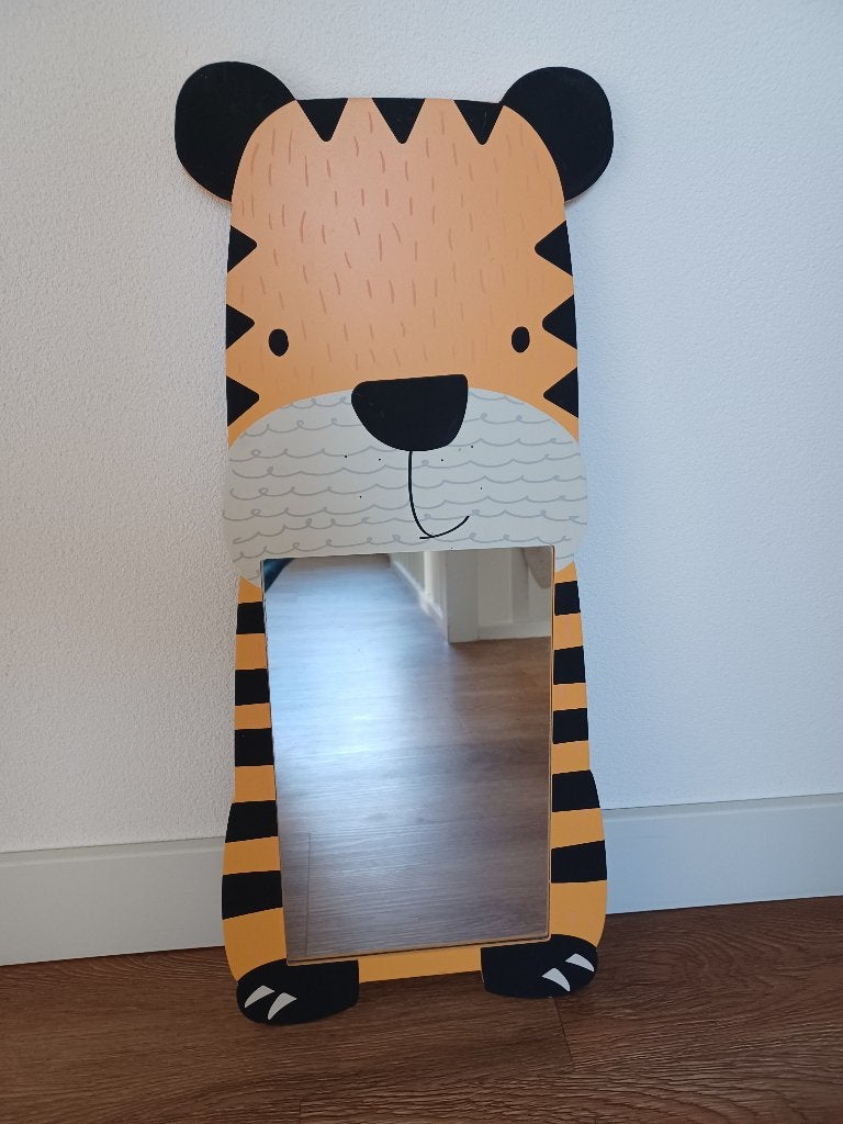 Spiegel kinderkamer tijger, Ophalen, Overige merken, Zo goed als nieuw, Meerkleurig