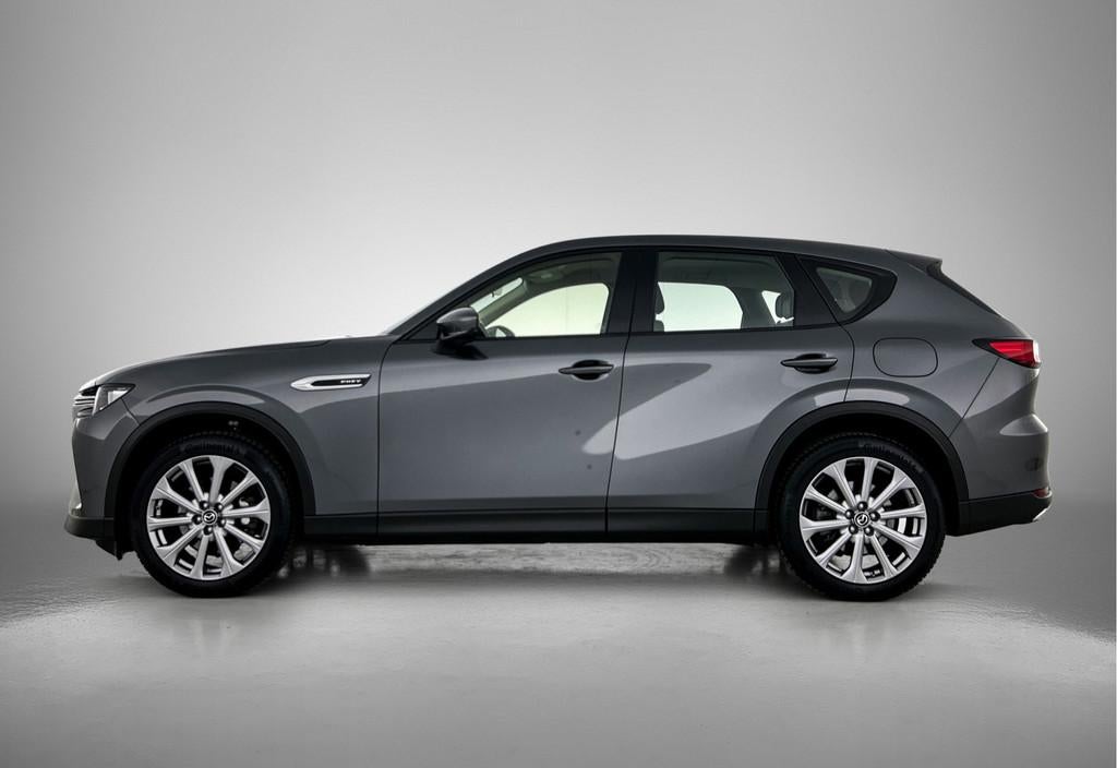 Mazda CX-60 2.5 e-SkyActiv PHEV Exclusive-Line | Leder | Tre, Auto's, Mazda, Automaat, 12 maanden, Stof, Gebruikt