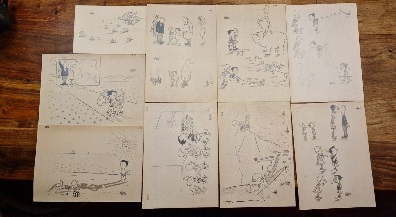 Reproducties van Fred Marcus, Ophalen of Verzenden, Reproductie, Print/reproductie