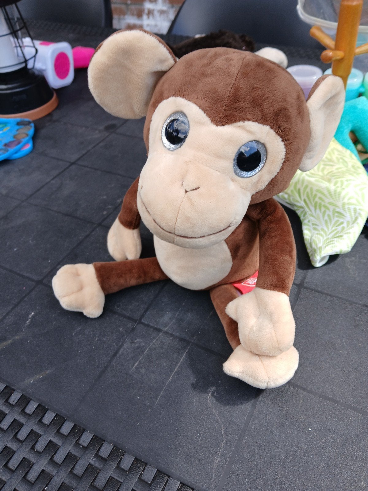Schattige Playtive pluche aap - Zo goed als nieuw, Overige merken, Ophalen of Verzenden, Middelgroot (20 tot 80 cm), Bruin
