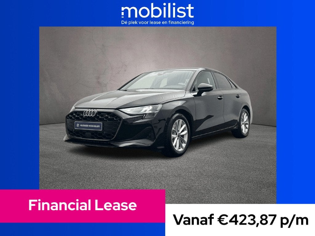 Audi A3 Limousine 30 TFSI 110PK Pro Line (bj 2025), 4 cilinders, 1290 kg, Start-stop-systeem, 116 pk