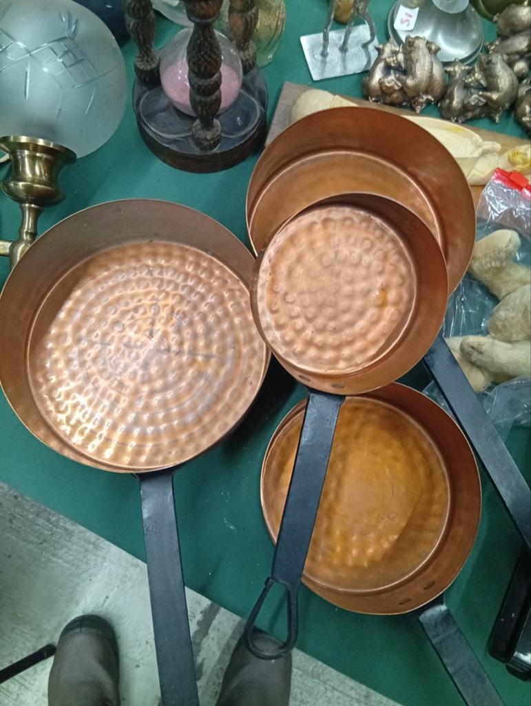 Koperen steelpannen, Ophalen of Verzenden