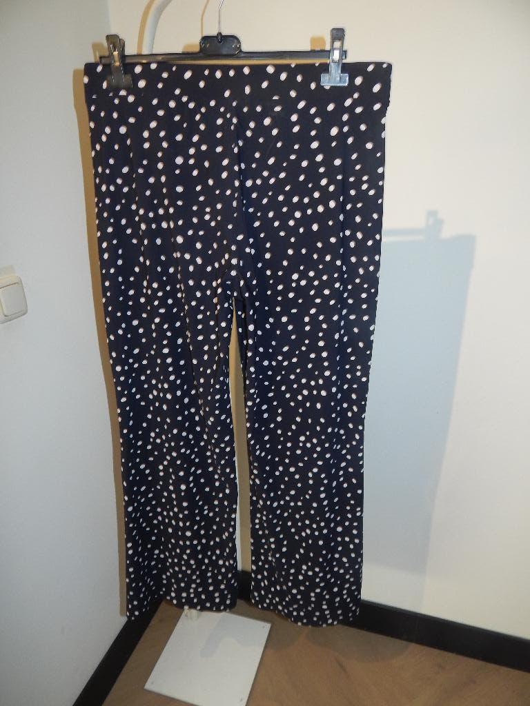 Studio Anneloes travel stof capri broek wit printje XL, Kleding | Dames, Broeken en Pantalons, Studio Anneloes, Maat 46/48 (XL) of groter
