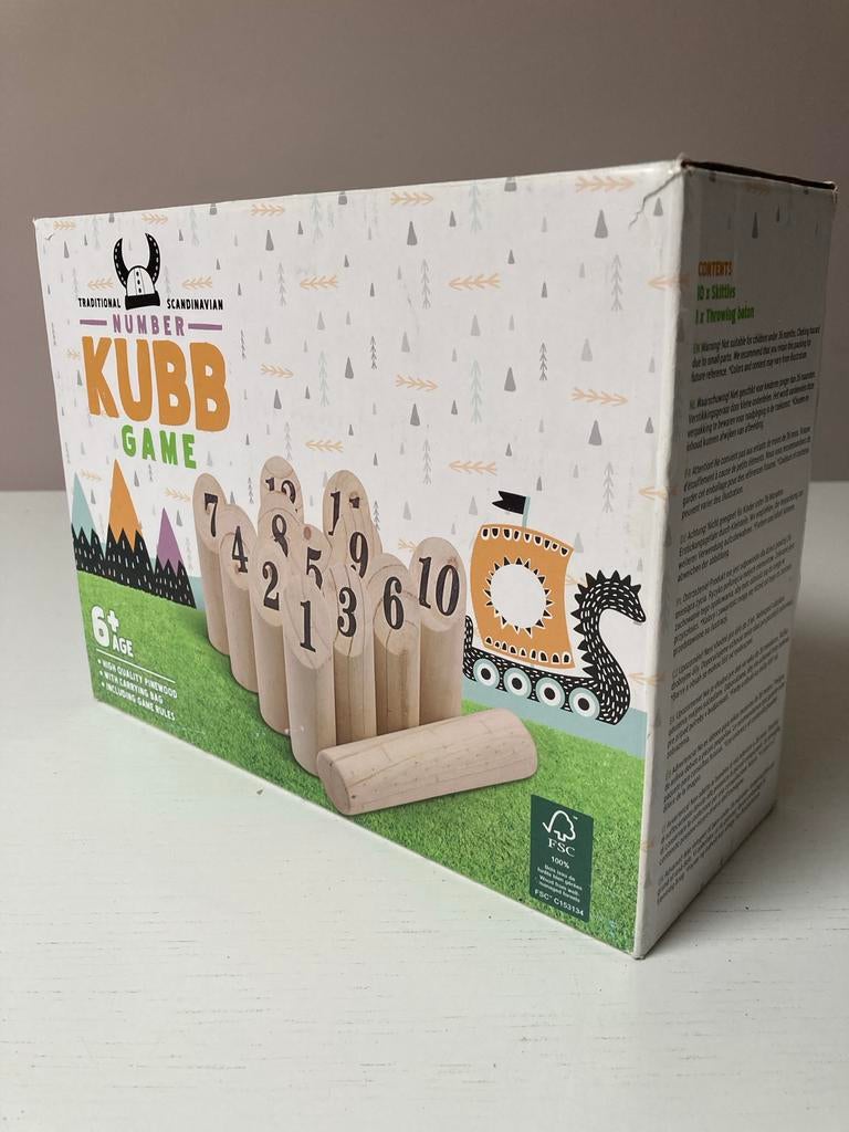 Kubb spel - Buitenspel voor teams of individueel, Ophalen of Verzenden, Nieuw
