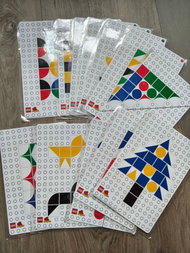 Lego Duplo Mozaiek - set kaarten en stenen, Kinderen en Baby's, Speelgoed | Duplo en Lego, Ophalen of Verzenden, Gebruikt, Overige typen