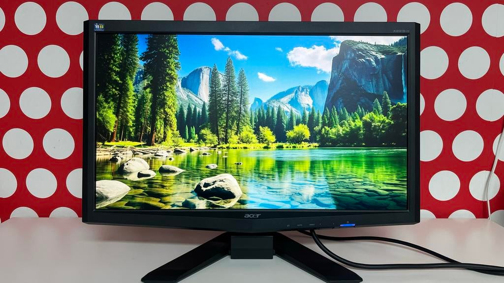 Acer X223HQ 21.5 inch Full HD Monitor, Computers en Software, Monitoren, Gebruikt, 61 t/m 100 Hz, VGA, Gaming, Kantelbaar, TN