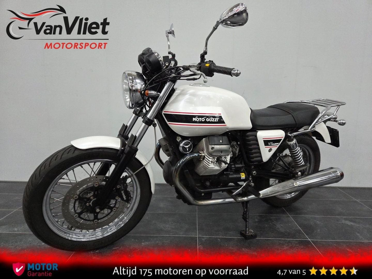 Mooie Moto Guzzi V7 Classic bj 2011 Zie Foto\'s.!, Motoren, Motoren | Moto Guzzi, Bedrijf, Onbekend, Onbekend, Toermotor