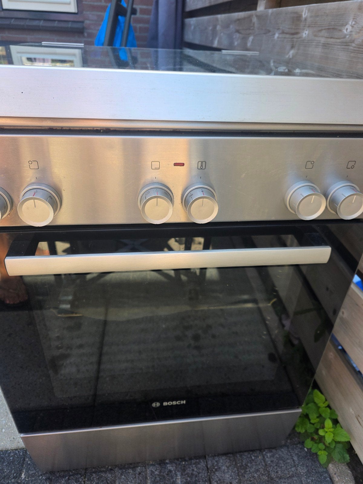 Bosch gasfornuis  60cm, Witgoed en Apparatuur, Fornuizen, Ophalen, Gebruikt, 60 cm of meer, 4 kookzones