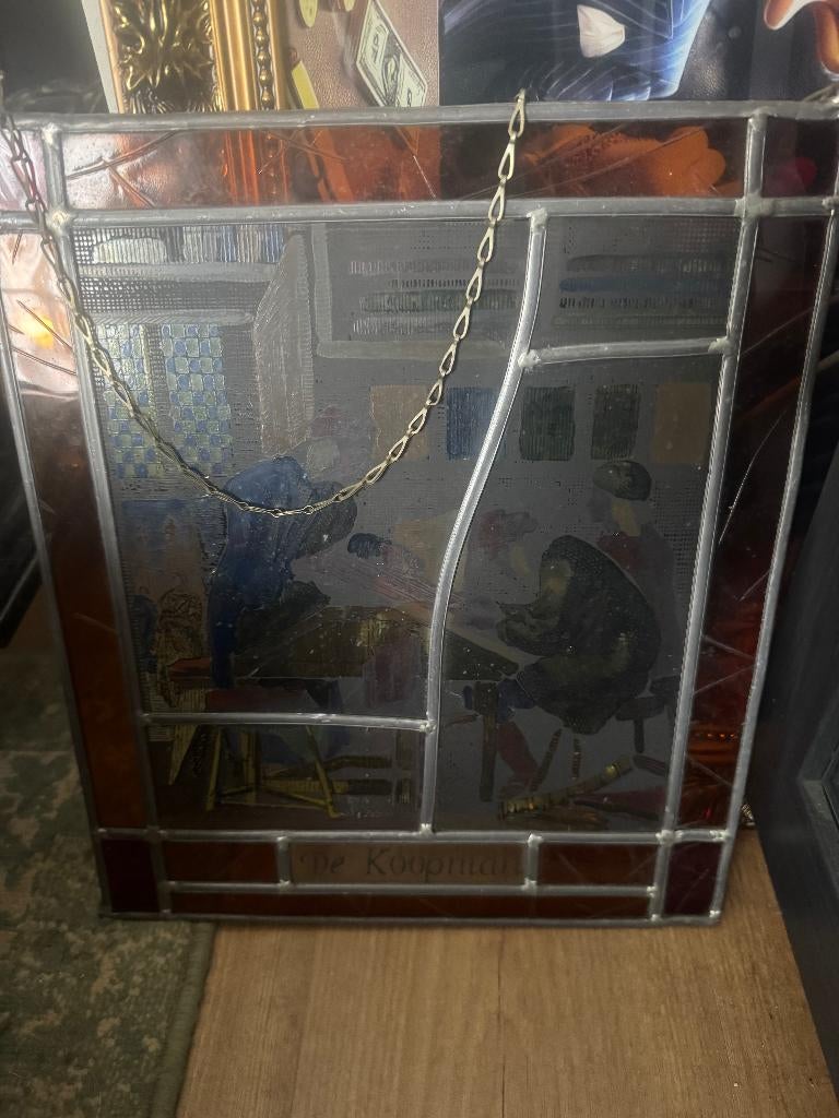 glas in lood raamhanger, Ophalen of Verzenden