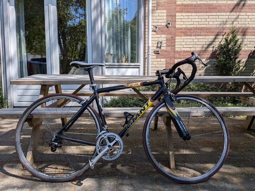 Racefiets Giant TCR, Fietsen en Brommers, Fietsen | Racefietsen, Ophalen, 28 inch, Gebruikt, Velgrem