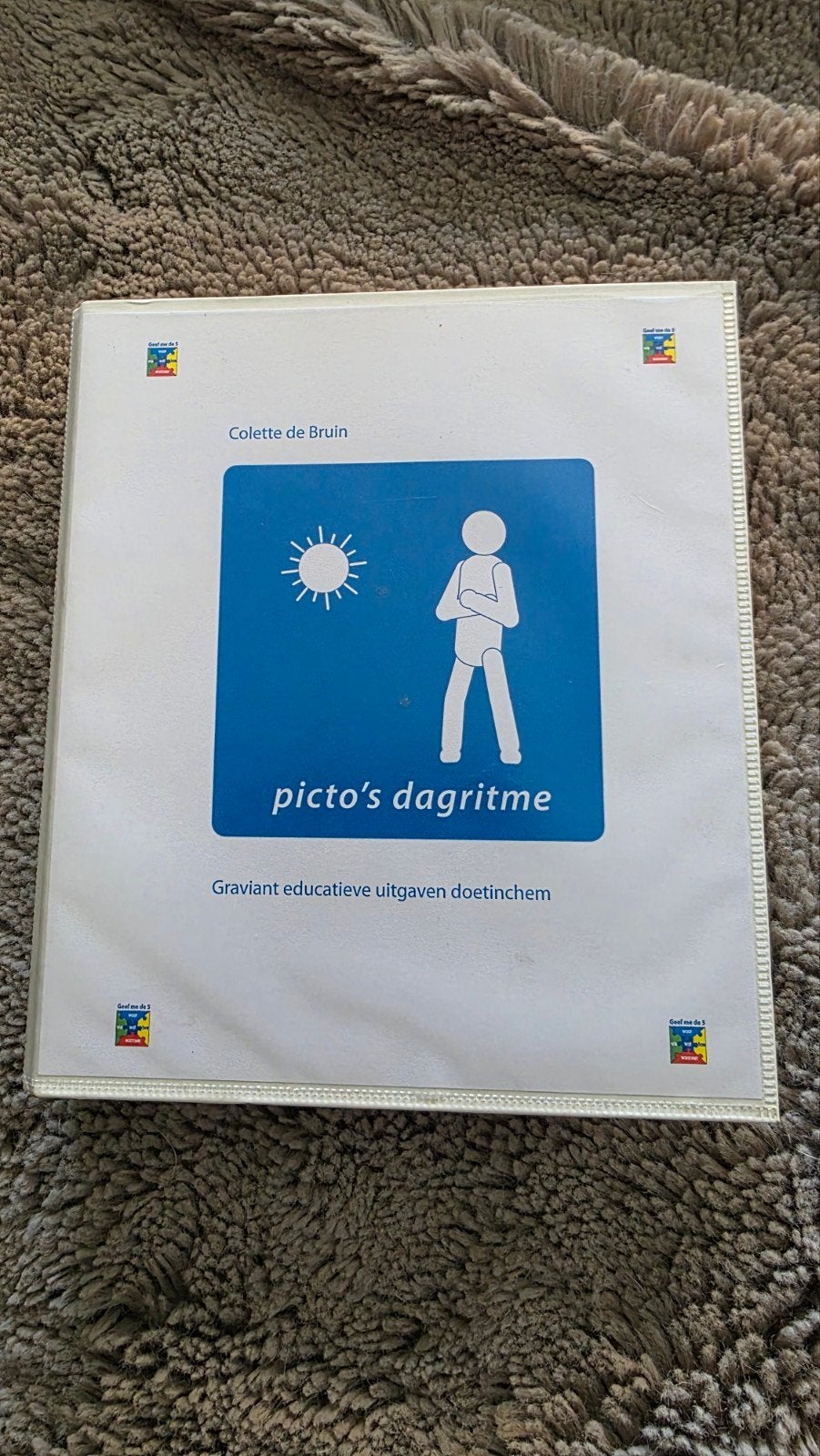 Picto's Dagritme - Visuele ondersteuning voor kinderen, Ophalen of Verzenden, Zo goed als nieuw, Colette de Bruin
