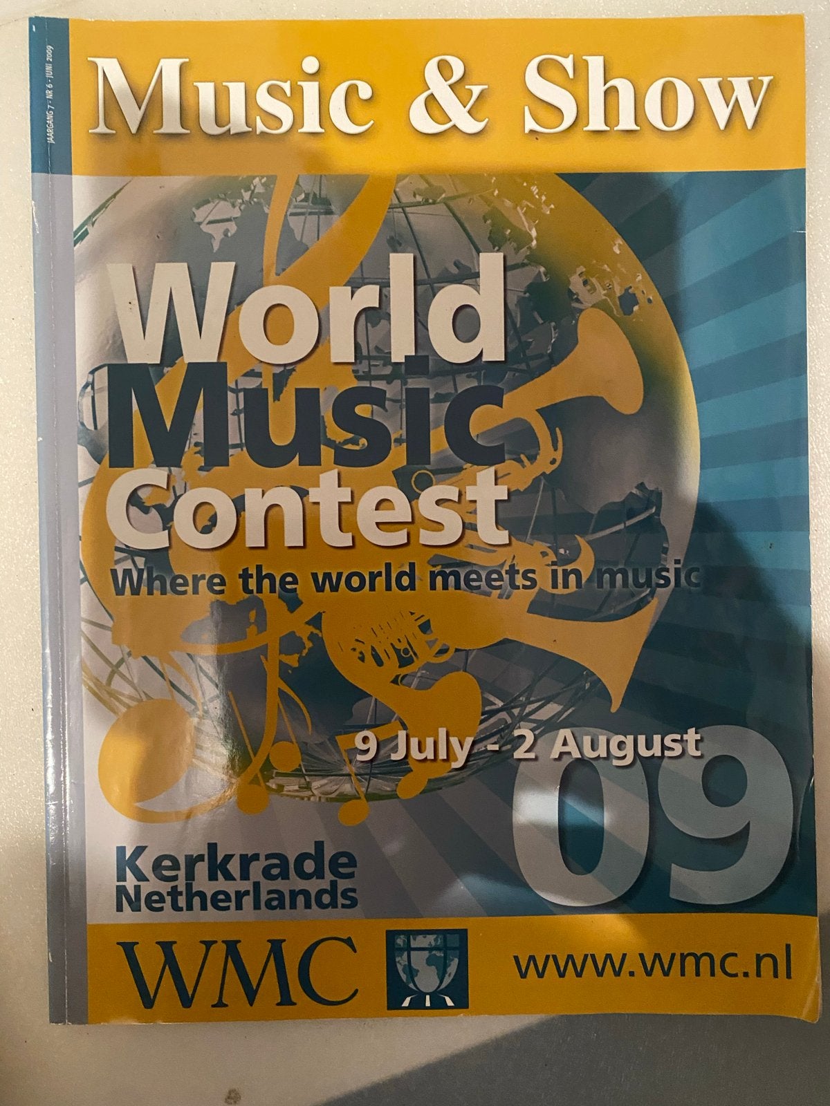 Music & Show World Music Contest 2009 Kerkrade, Ophalen of Verzenden, Gelezen, Algemeen