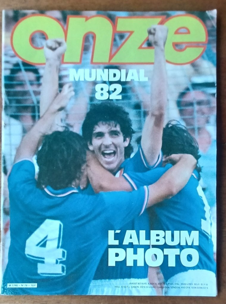 Onze/ juli 1982/ WK 1982/ Maradona/Platini/Ceulemans/Zico, Verzenden, 1980 tot heden, Tijdschrift