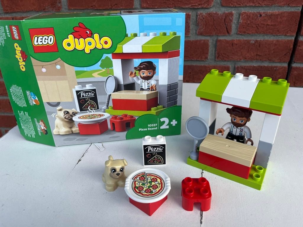 Duplo 10927 Pizzakraam, Compleet, Overige thema's, Ophalen of Verzenden, Zo goed als nieuw