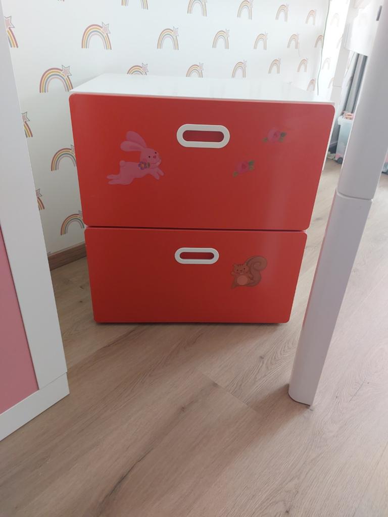 Stuva ladenkast ikea., Ophalen, Minder dan 75 cm, 50 tot 70 cm, 105 cm of meer