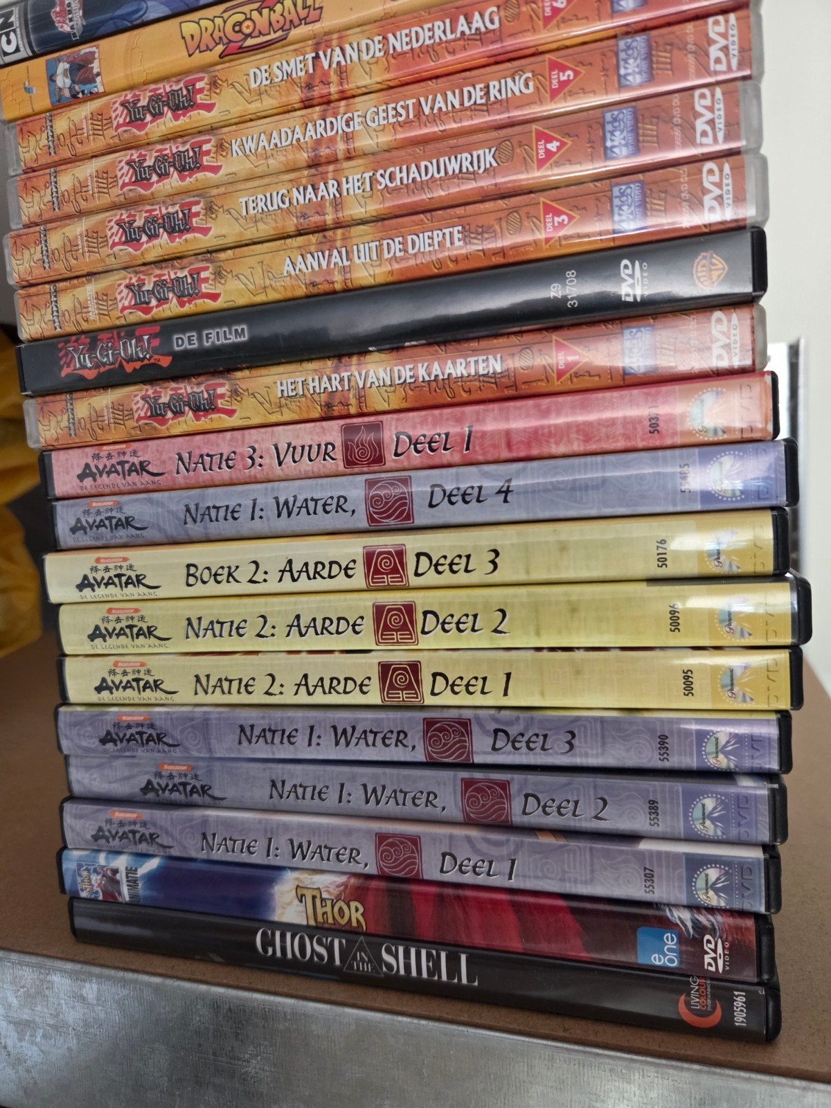 22x dvd oa Yu-Gi-Oh + Dragonball + Avatar + Gunslinger, Cd's en Dvd's, Alle leeftijden, Ophalen of Verzenden, Zo goed als nieuw