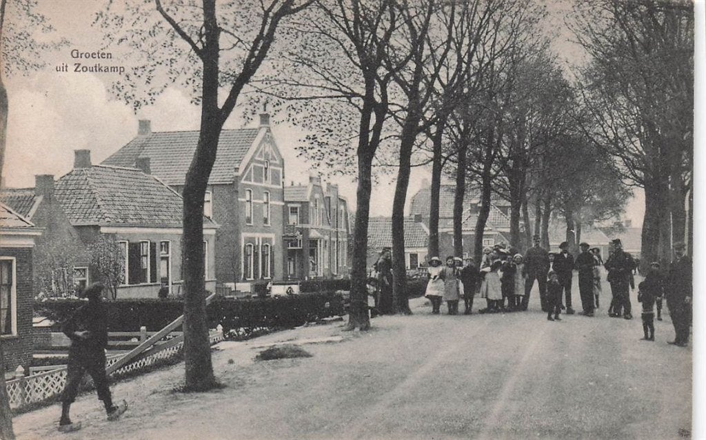 703-337-007 Groeten Uit Zoutkamp, Verzenden, Voor 1920, Groningen
