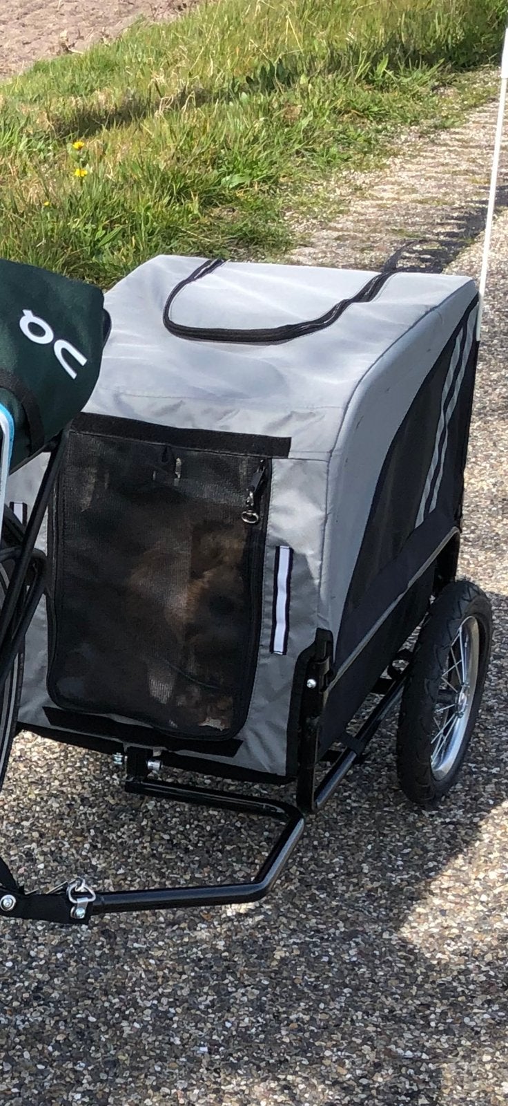Honden fietskar, Ophalen, Zo goed als nieuw
