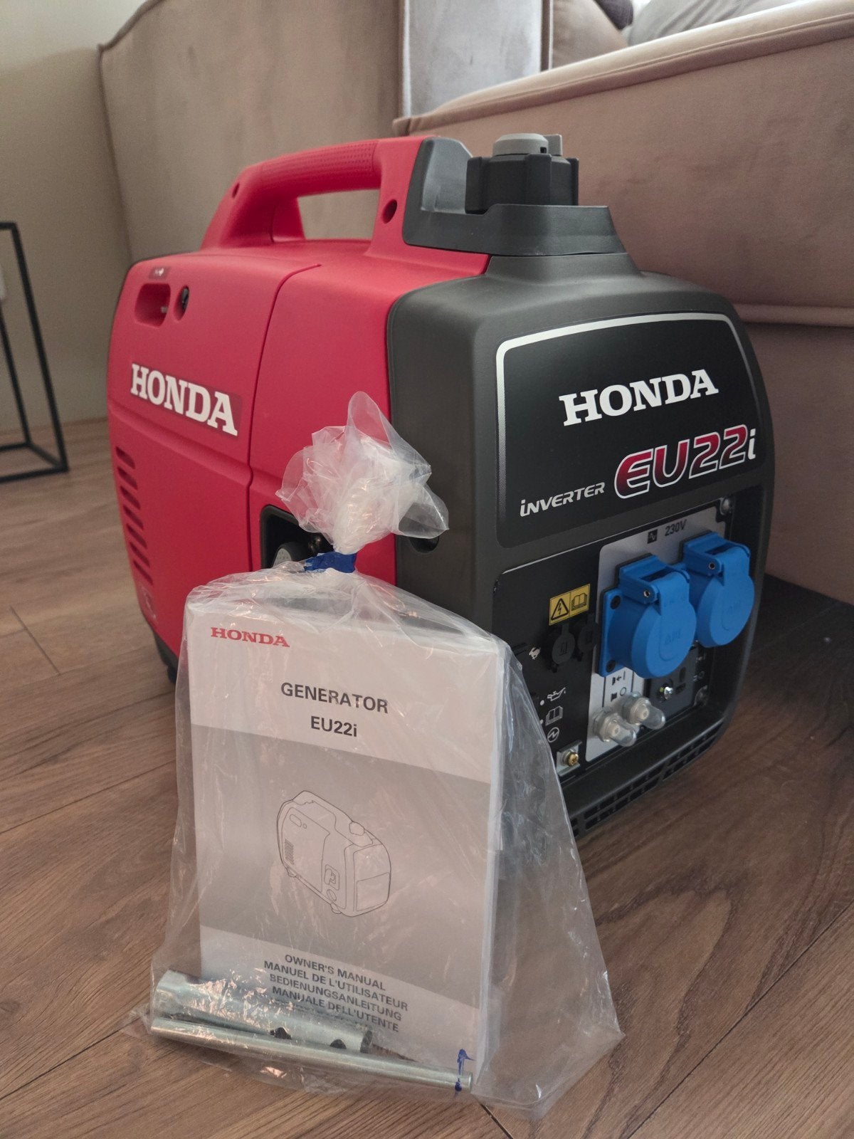 Honda EU22i Aggregaat generator Nieuw, Ophalen, Gebruikt, Benzine, Geluidgedempt