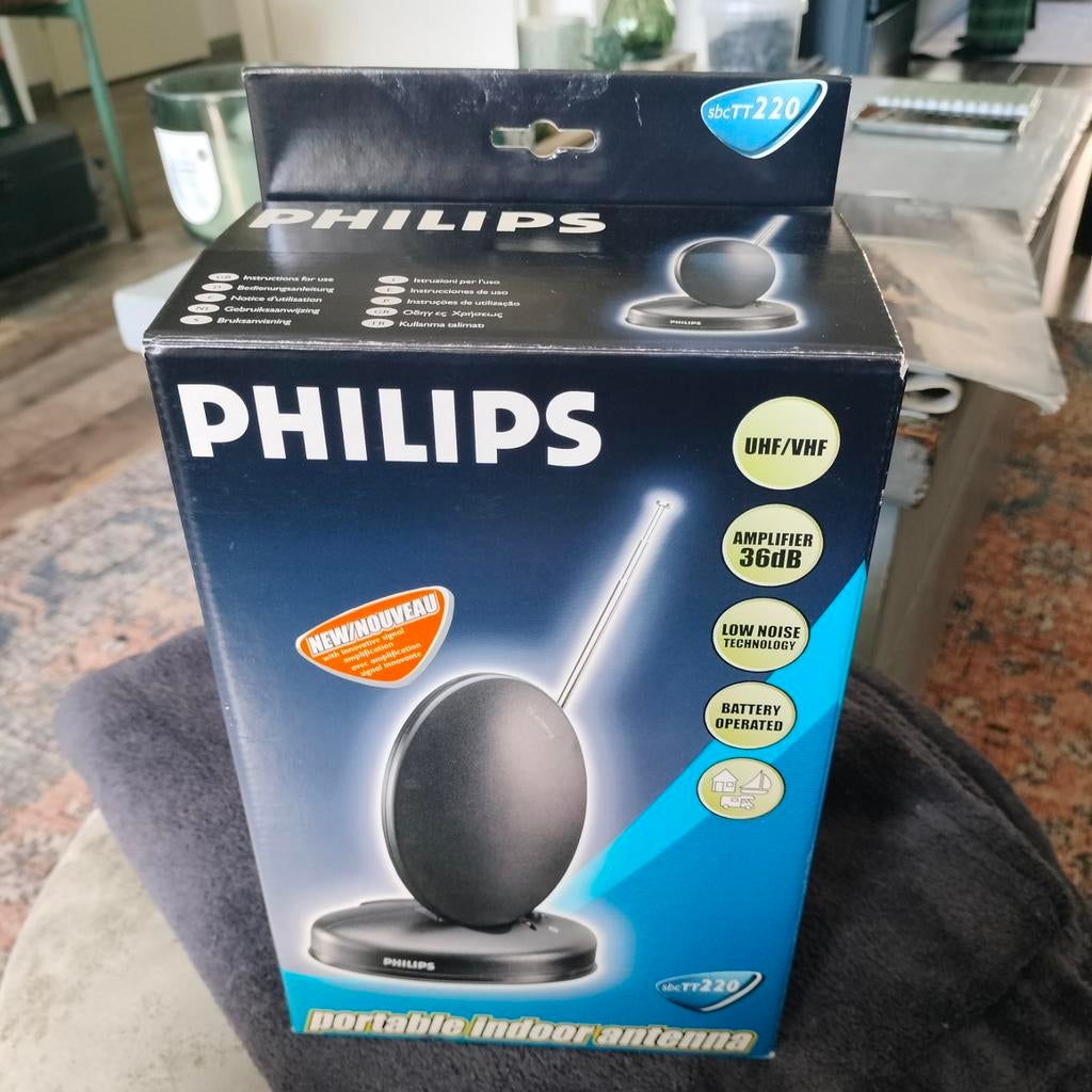 Philips Portable Indoor Antenne SBC TT220 - Nieuw, Ophalen of Verzenden, Nieuw, Antenne