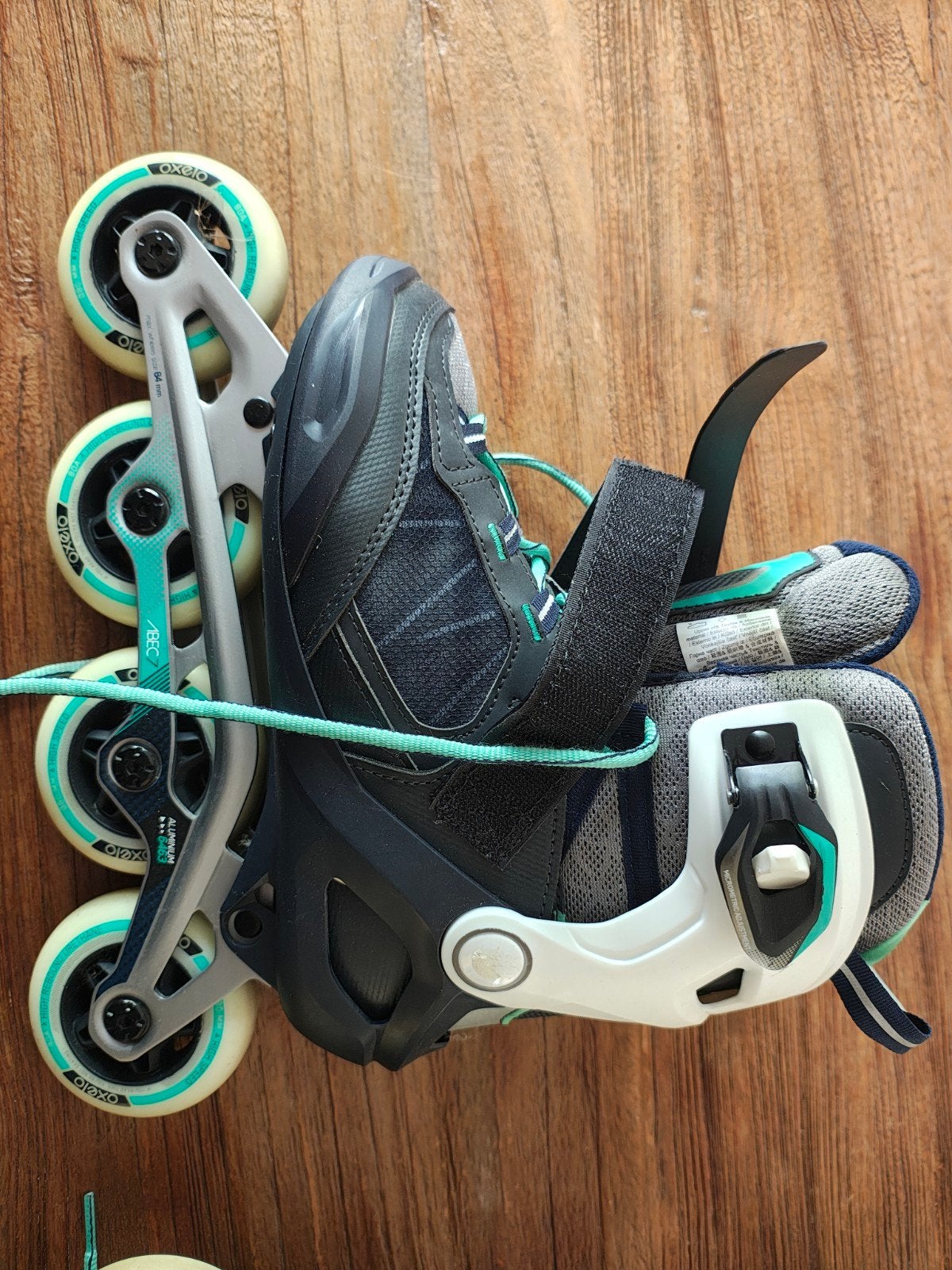 Inline skates Oxelo Fit 500 Dames Maat 39, Sport en Fitness, Skeelers, Zo goed als nieuw, Inline skates 4 wielen, Dames, Ophalen