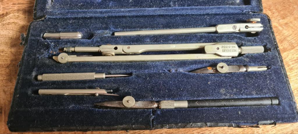 Zeer oude parker set uit 1950, Antiek en Kunst, Ophalen of Verzenden