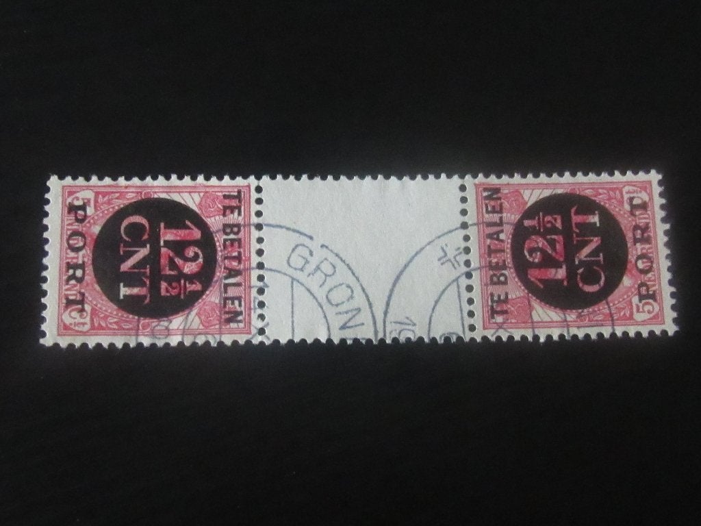 Nico Nederland Port 68b gestempeld 1924, Ophalen of Verzenden, T/m 1940, Gestempeld