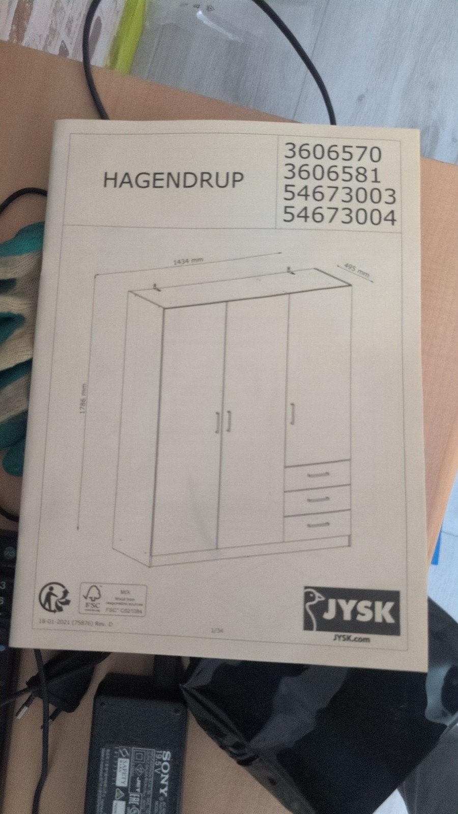 Hagendrup Kledingkast - Zo goed als nieuw, Ophalen, 100 tot 150 cm, Modern, 150 tot 200 cm