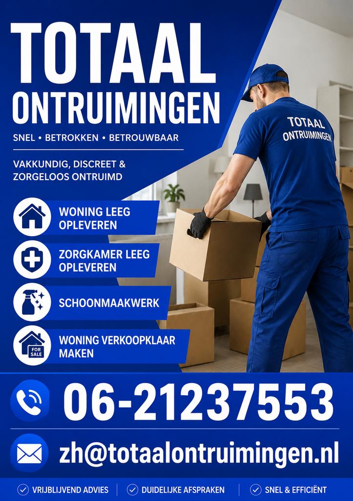 Foto 2 van Woning ontruiming Zuid-Holland 06-21237553