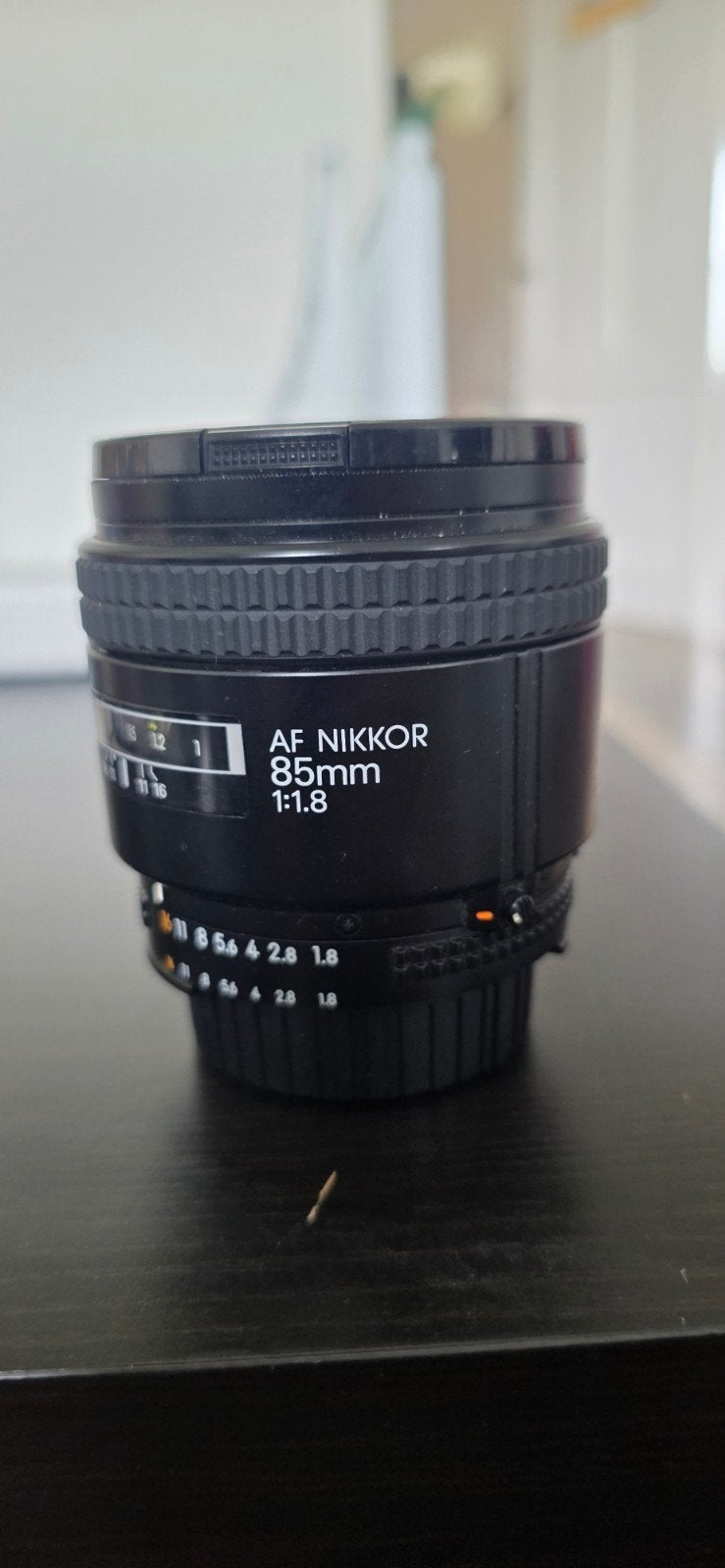 Nikon AF Nikkor 85mm f/1.8 met Hama filter, Autofocus, 85 mm, Nikon, Ophalen of Verzenden