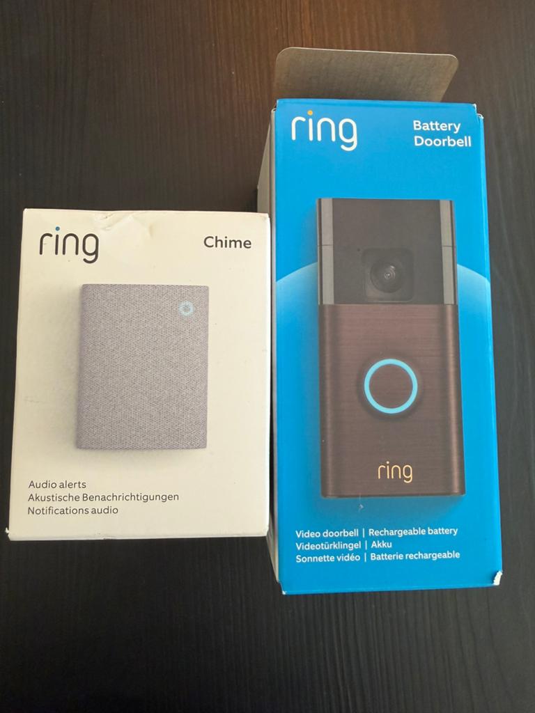 Ring videodeurbel en chime 3de generatie nieuw, Huis en Inrichting, Deurbellen, Ophalen of Verzenden, Nieuw