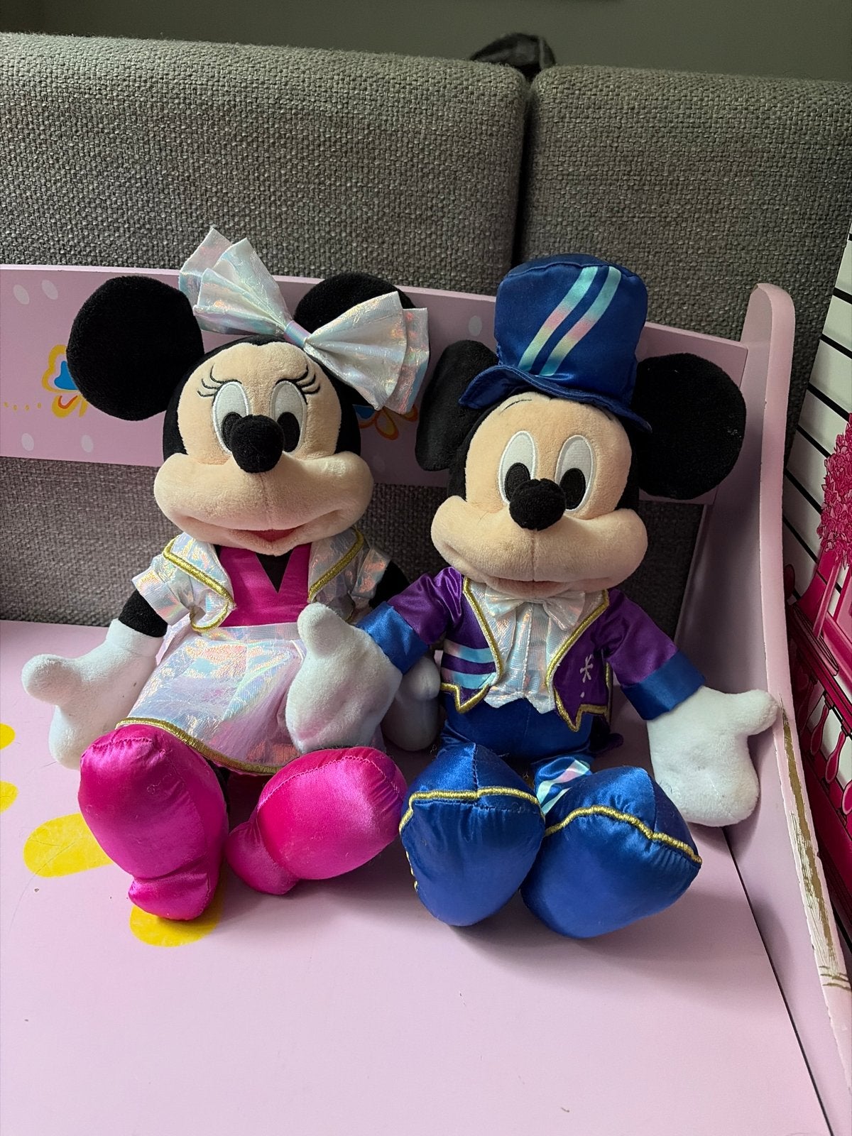 Mickey en Minnie Mouse knuffels - Disney, Ophalen, Muis, Disney, Zo goed als nieuw
