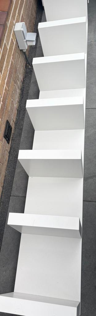 Ikea lack wandrek wit 190x30, Huis en Inrichting, Woonaccessoires | Wandplanken en Boekenplanken, Ophalen, Gebruikt