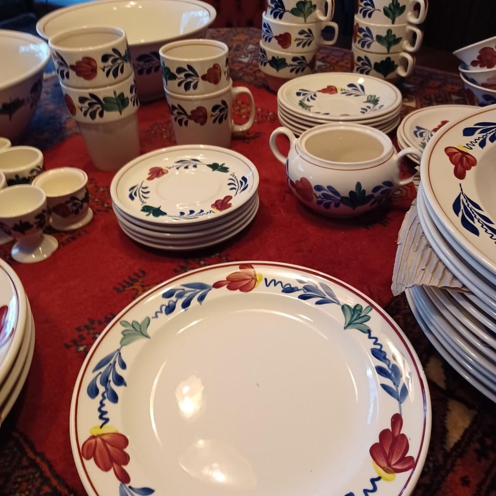 Diversen boeren bont servies items, Huis en Inrichting, Keuken | Servies, Ophalen, Overige typen, Zo goed als nieuw, Aardewerk