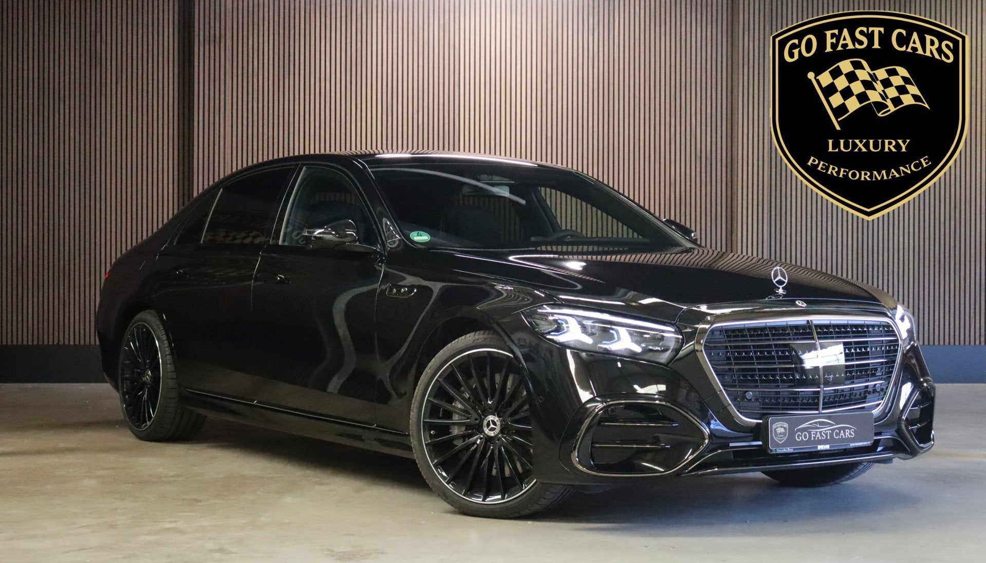 Mercedes-Benz S-klasse 450d 4MATIC Lang AMG Line|390 PK |Mod, Auto's, Automaat, Adaptive Cruise Control, Zwart, 390 pk