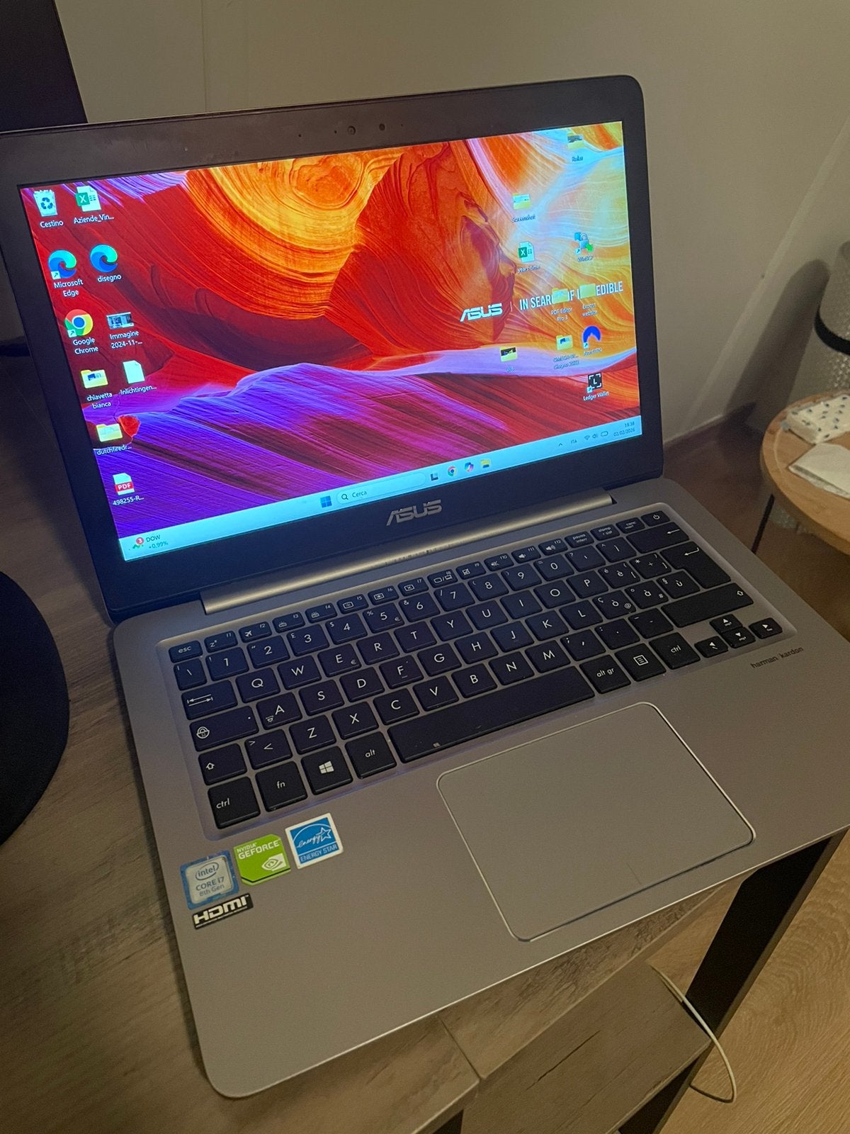 Asus Zenbook, Computers en Software, 2 tot 3 Ghz, 14 inch, Ophalen of Verzenden, Zo goed als nieuw