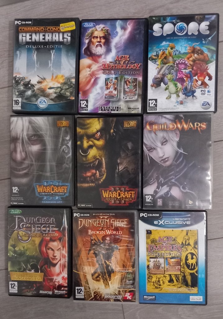 Verschillende pc games, Avontuur en Actie, 1 speler, Ophalen of Verzenden, Zo goed als nieuw
