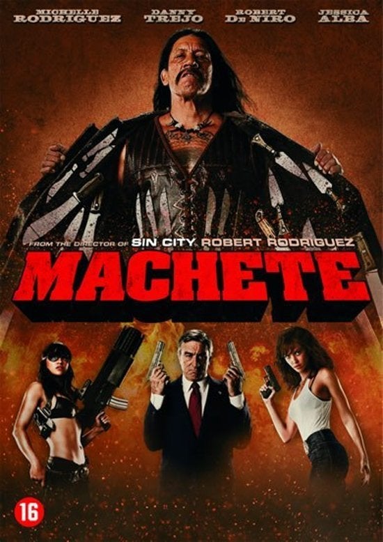 machete dvd NIEUW, Engels, Vanaf 16 jaar, Nederlands, Actie