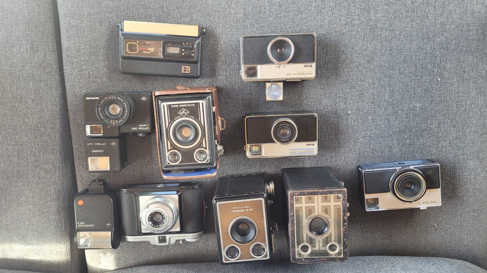 verzameling foto camera s. niet getest, Ophalen of Verzenden, Compact, Kodak