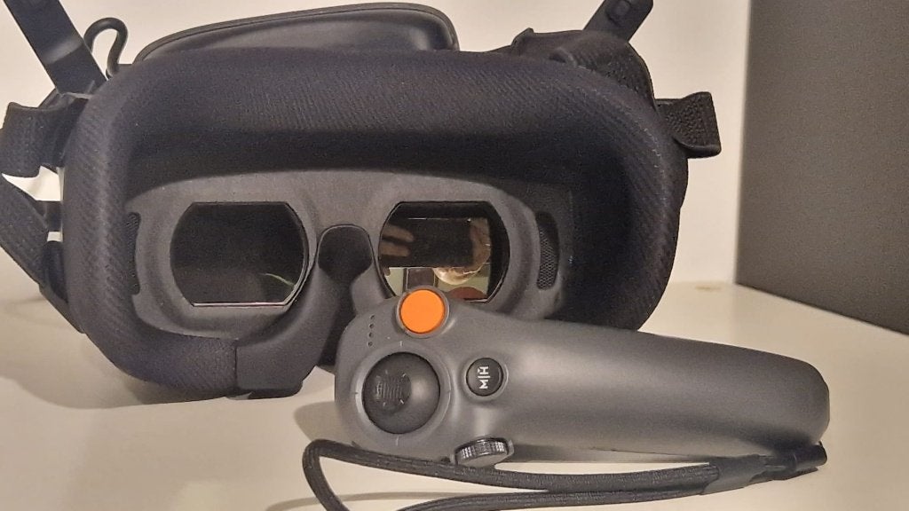DJI Goggles N3 + Motion Controller 3 ZGAN, Ophalen of Verzenden, Zo goed als nieuw, DJI