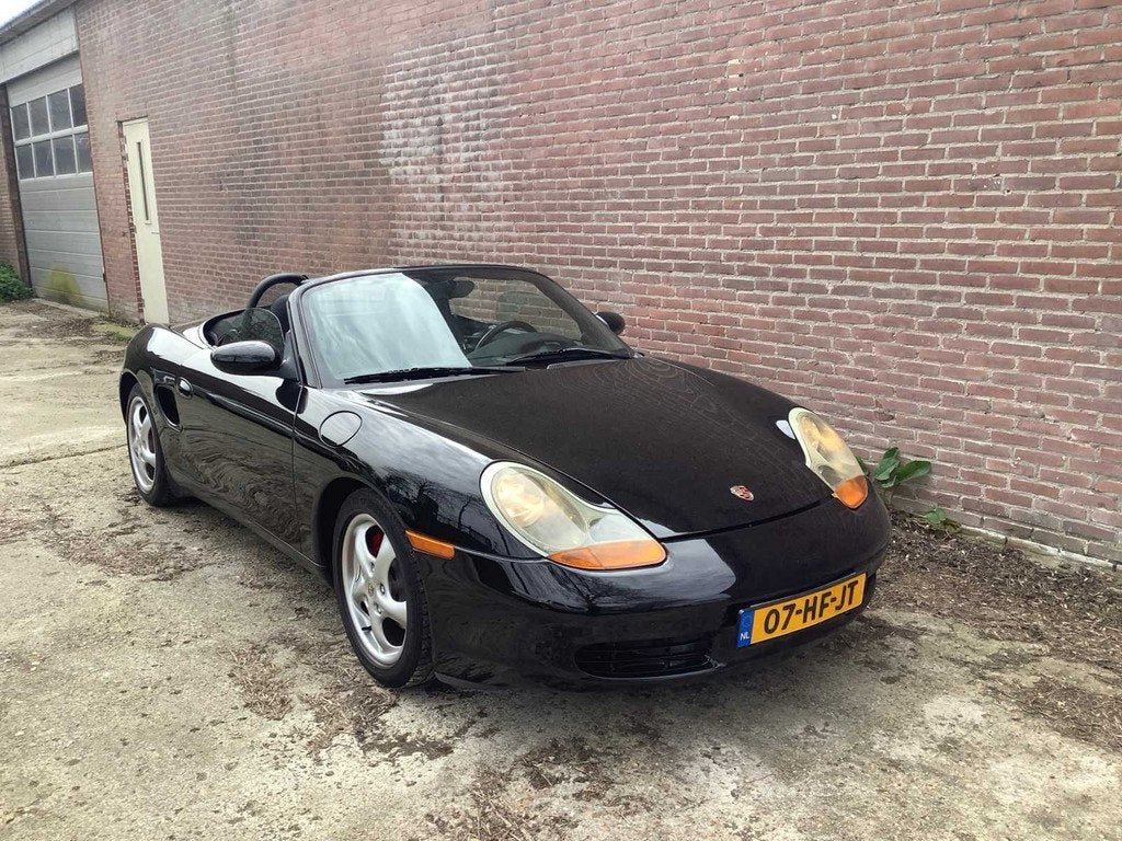 1998 Porsche Boxster cabrio Personenauto, Auto's, Achterwielaandrijving, Gebruikt, Cabriolet, Zwart