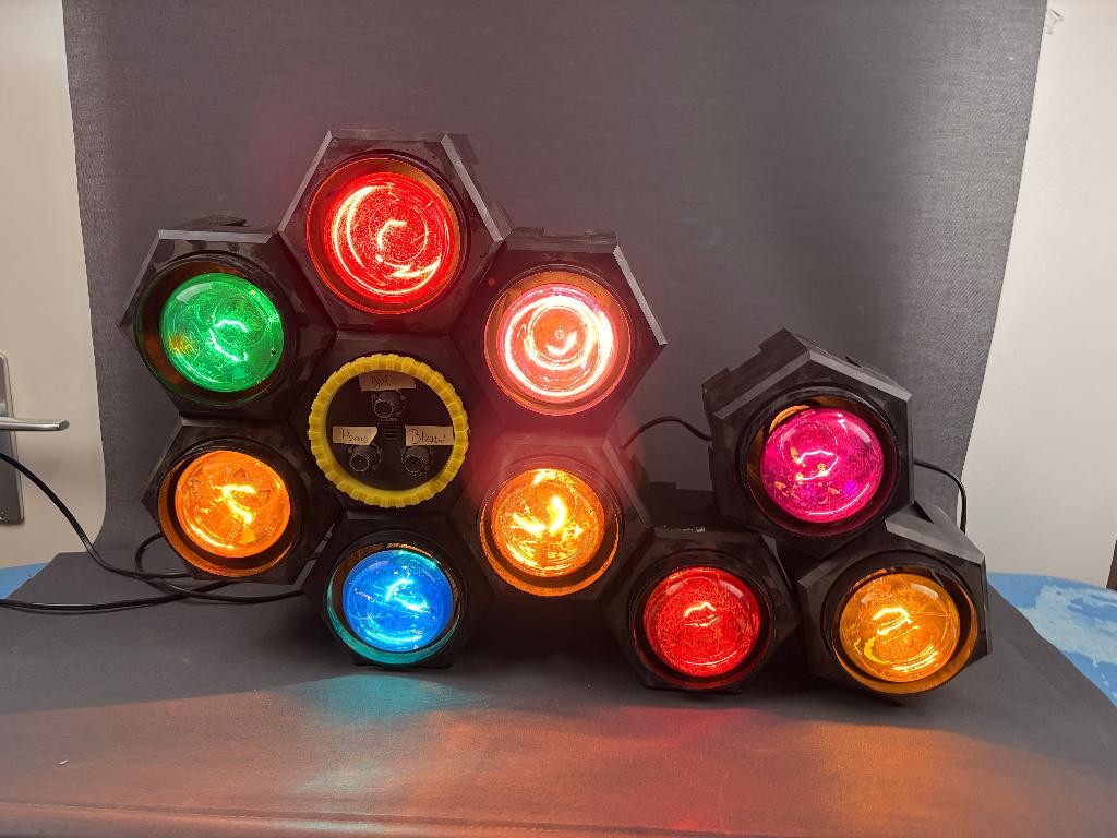 Disco lampenset jaren 80 grote set, Muziek en Instrumenten, Licht en Laser, Gebruikt, Licht, Ophalen of Verzenden