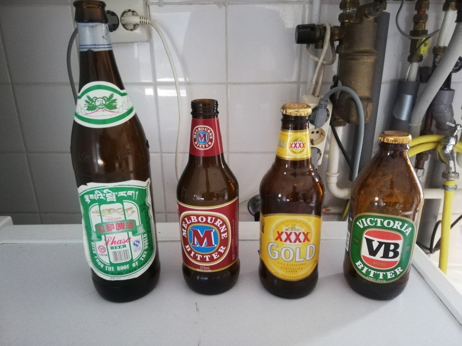 Verzameling voor mancave, Verzamelen, Biermerken, Ophalen of Verzenden, Gebruikt, Flesje(s), Overige merken