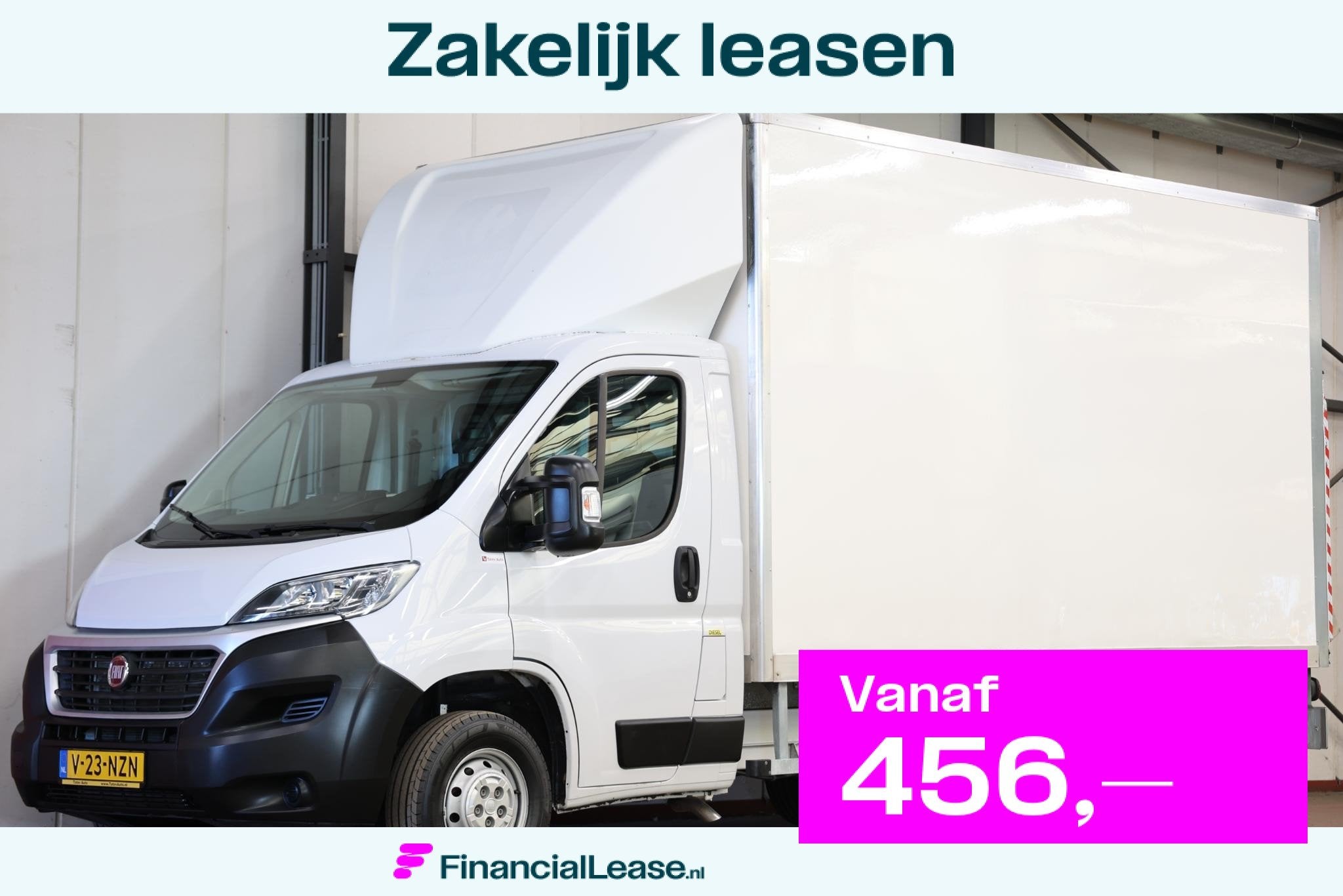 Fiat Ducato BAKWAGEN MEUBELBAK MET LAADKLEP, Voorwielaandrijving, Stof, Gebruikt, Euro 6