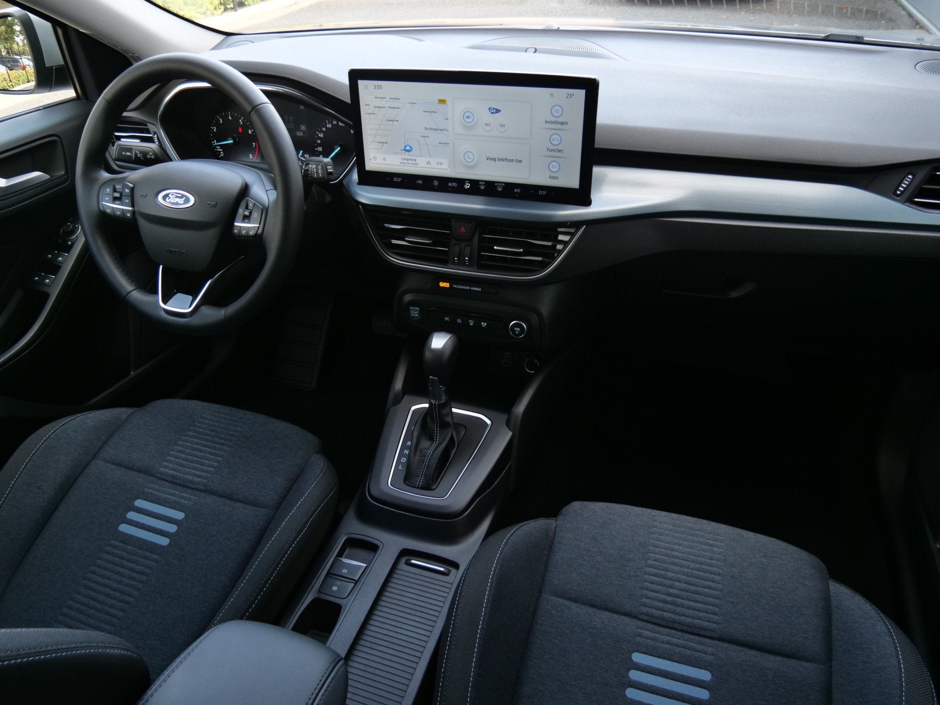 Ford Focus 1.0 EcoBoost Mild Hybrid 155 Pk Active Automaat N, Auto's, Ford, Stof, Euro 6, 1338 kg, Automatische klimaatregeling