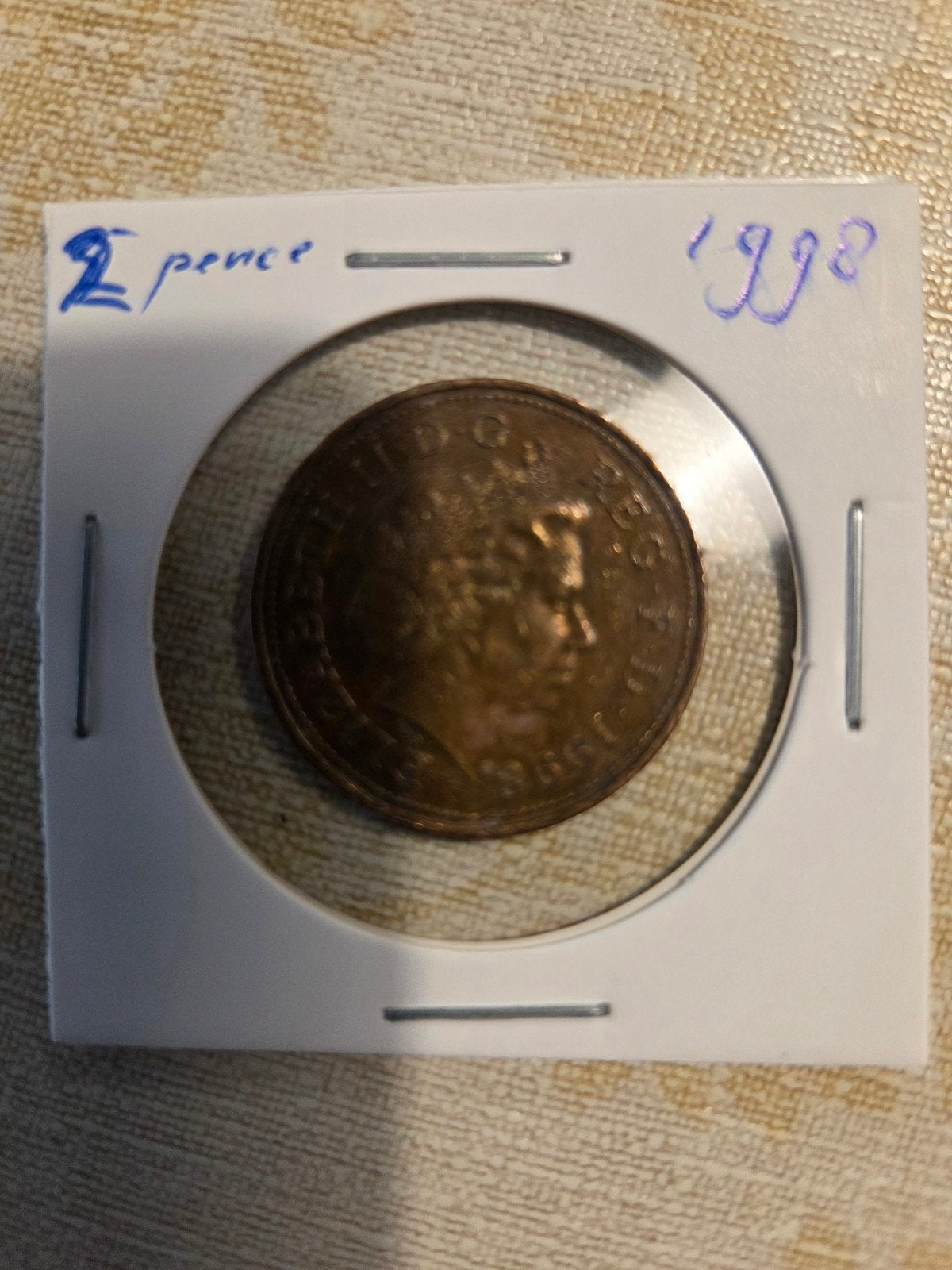 2 Pence munt 1998 - Groot-Brittannië, Ophalen of Verzenden, Overige landen, Losse munt