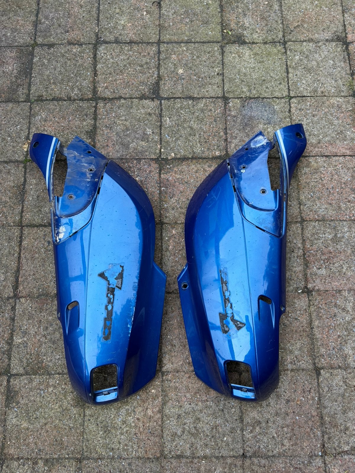 piaggio skipper zijkappen, Ophalen