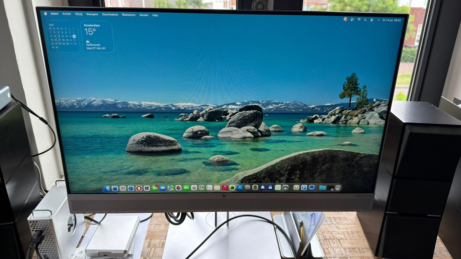 HP E273M elite display 27 inch. Facetime Camera. USB c, HDMI, Computers en Software, Monitoren, HDMI, IPS, In hoogte verstelbaar